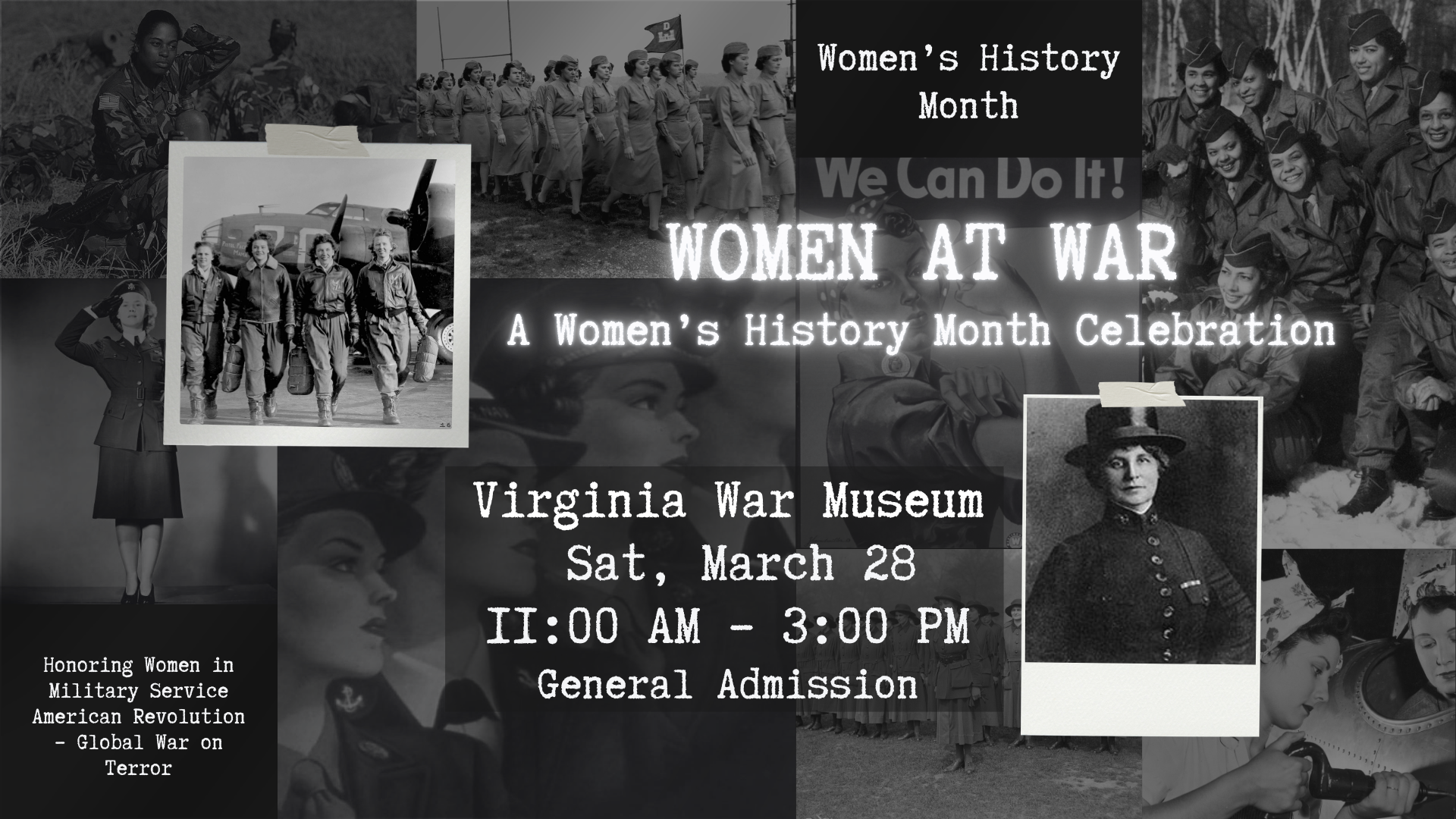 Women at War: A Women’s History Month Celebration